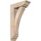 Ekena Millwork Thorton Traditional Smooth Bracket w/ Offset Brace, Douglas Fir, 5 1/2"W x 16"D x 28"H BKT0604X16X28THR01SDF - alternate 1